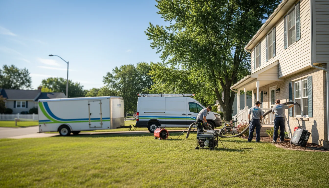 Flooded Basement Restoration And Cleanup With Repair in Henderson, IA near me
